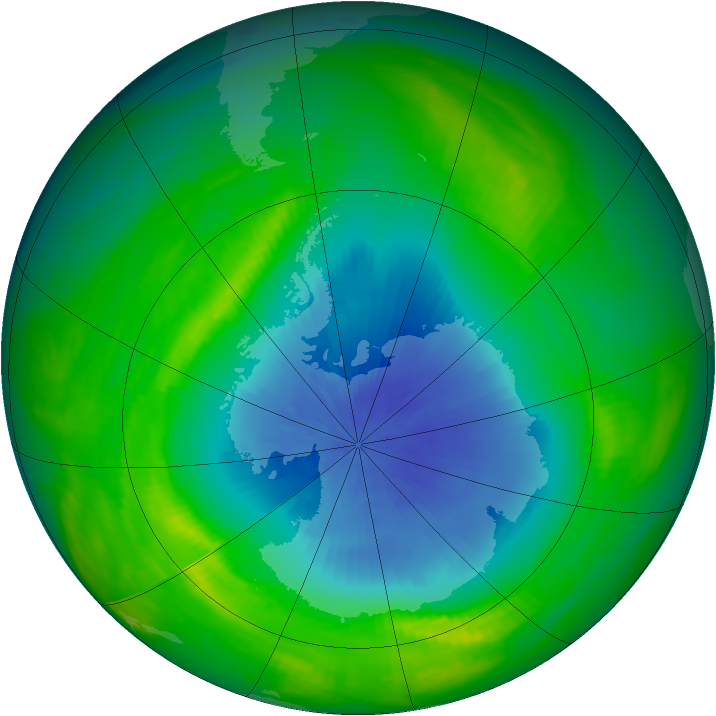 Ozone Map 1982-10-27